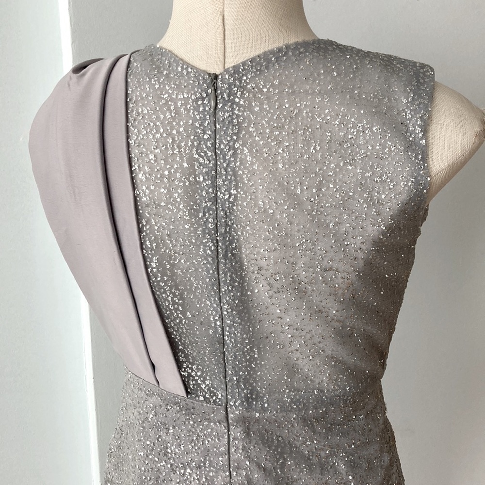 Vintage silver sparkle cocktail dress - Picture 8 of 12